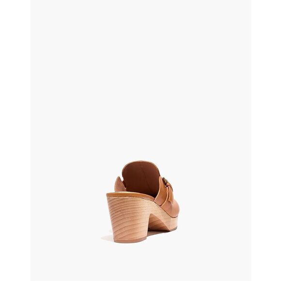 ✨Madewell The Monique Buckle Carmel Sz 9 Clogs ✨ - Picture 7 of 9